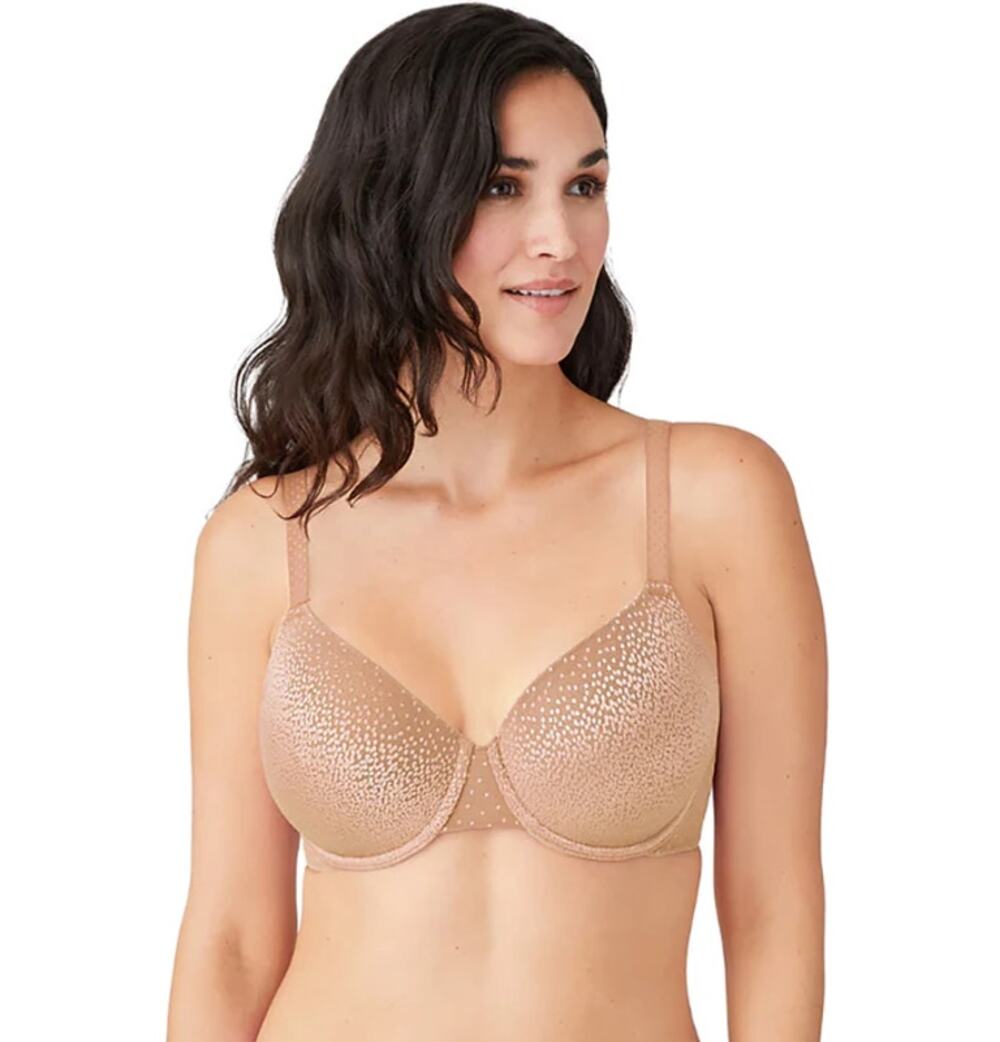 WACOAL Women's 36D Back Appeal Balcony Bra Praline Molded Cup 853303 NWT